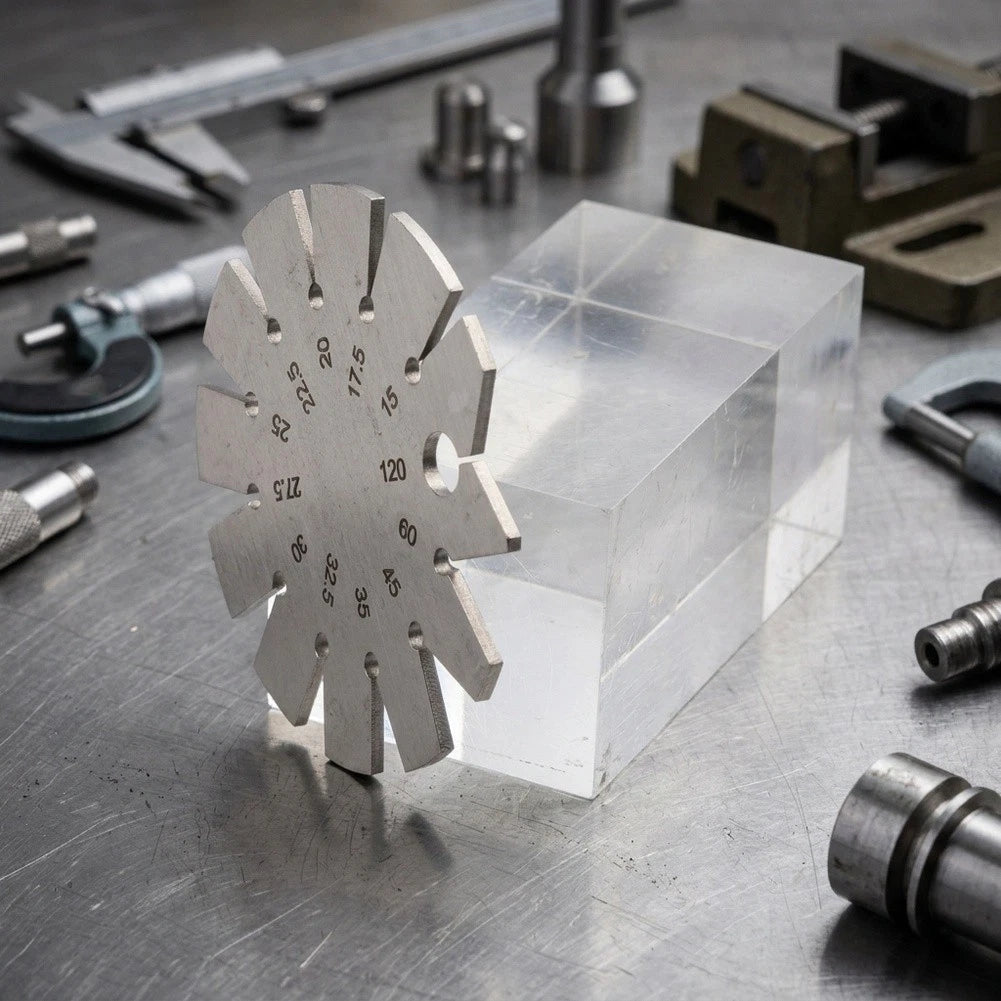 Angle Measuring Tool for Universal Use (Stainless Steel, 12 Settings)