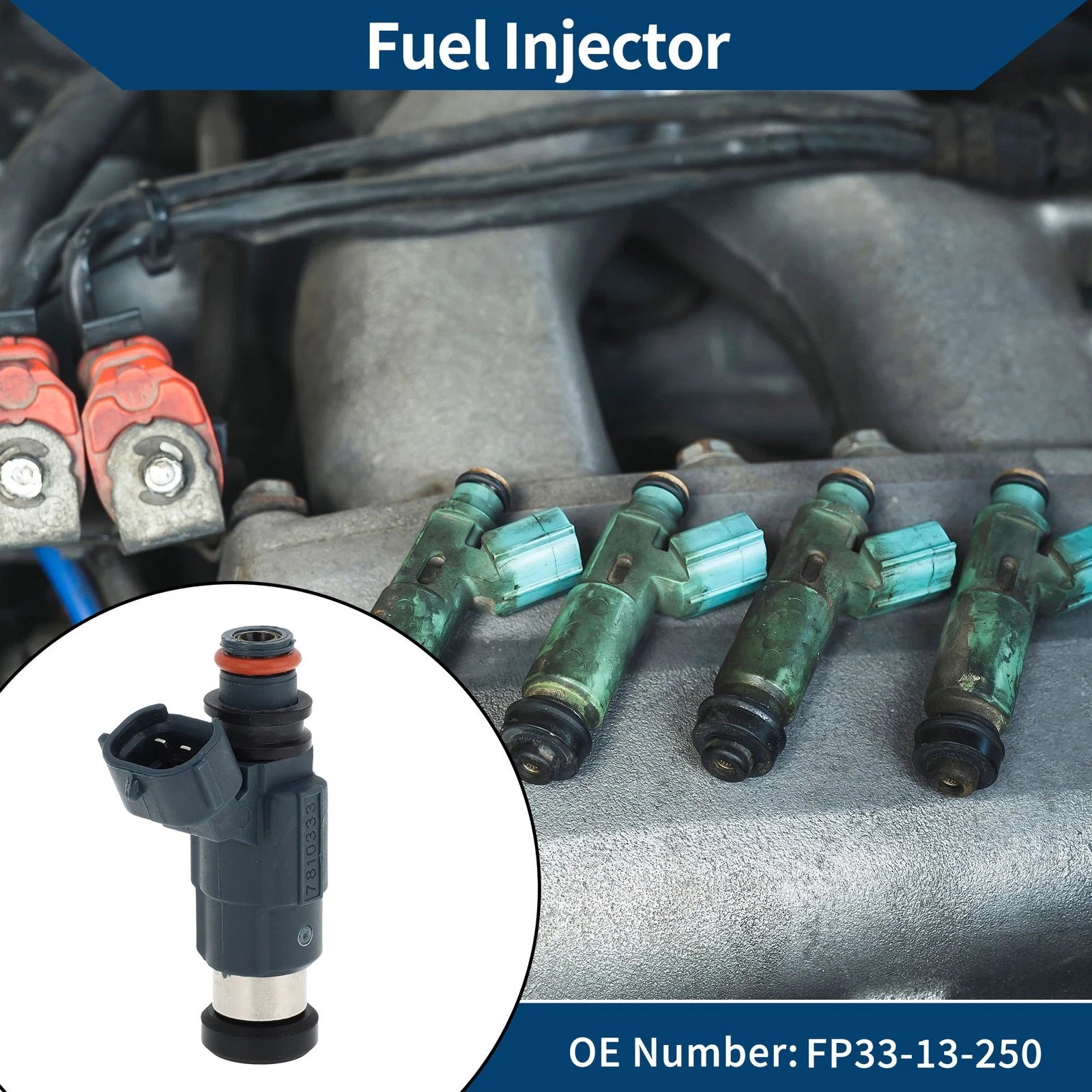Fuel Injector Replacement for Mazda Protege ES 1.8 (1999–2000) 1 Piece