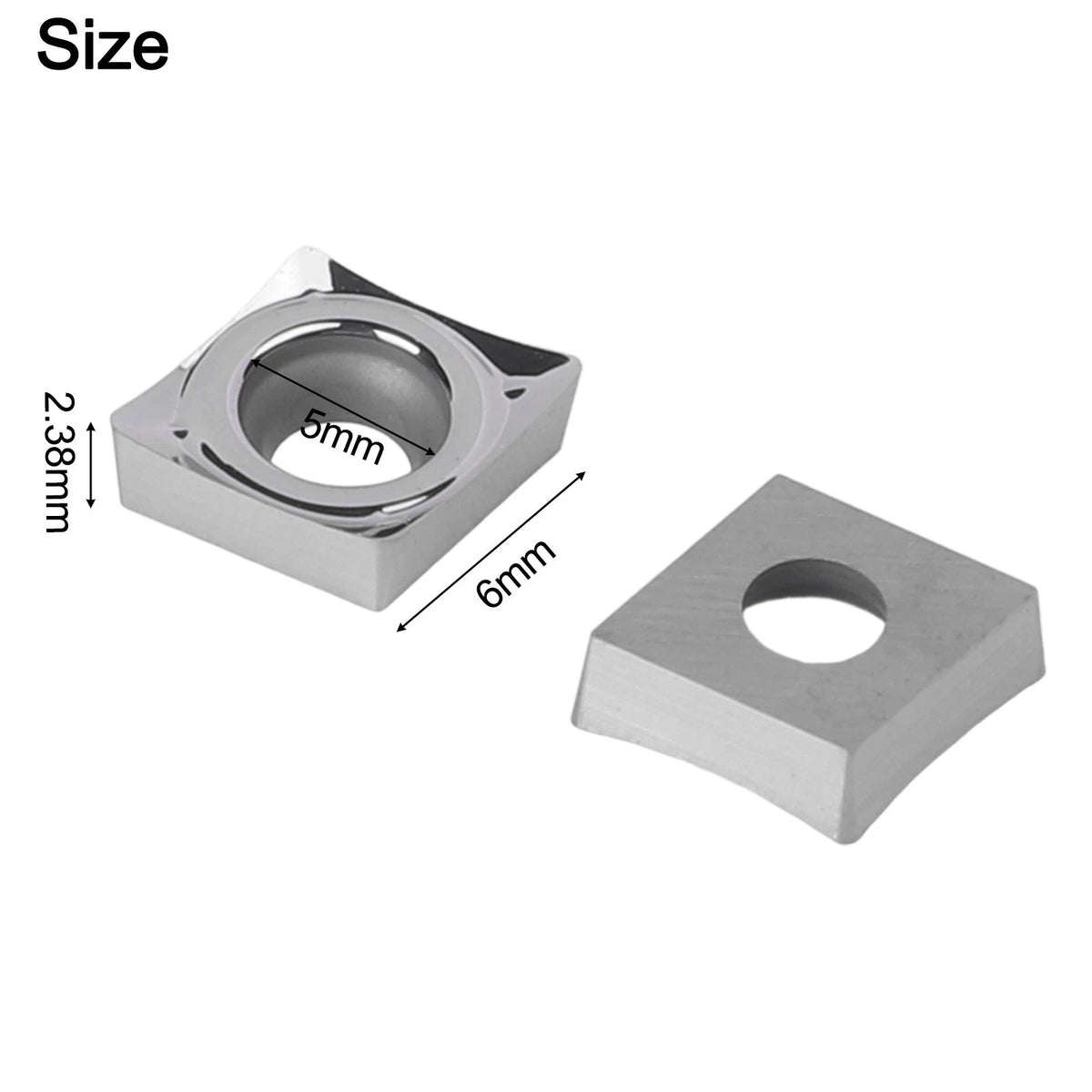 10PCS CCGT060204AK Inserts for Aluminum Cutting Process