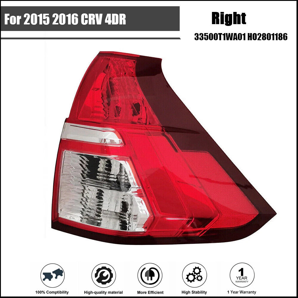 Tail Light Assembly Set for CR-V 2015-2016 RH Rear Halogen