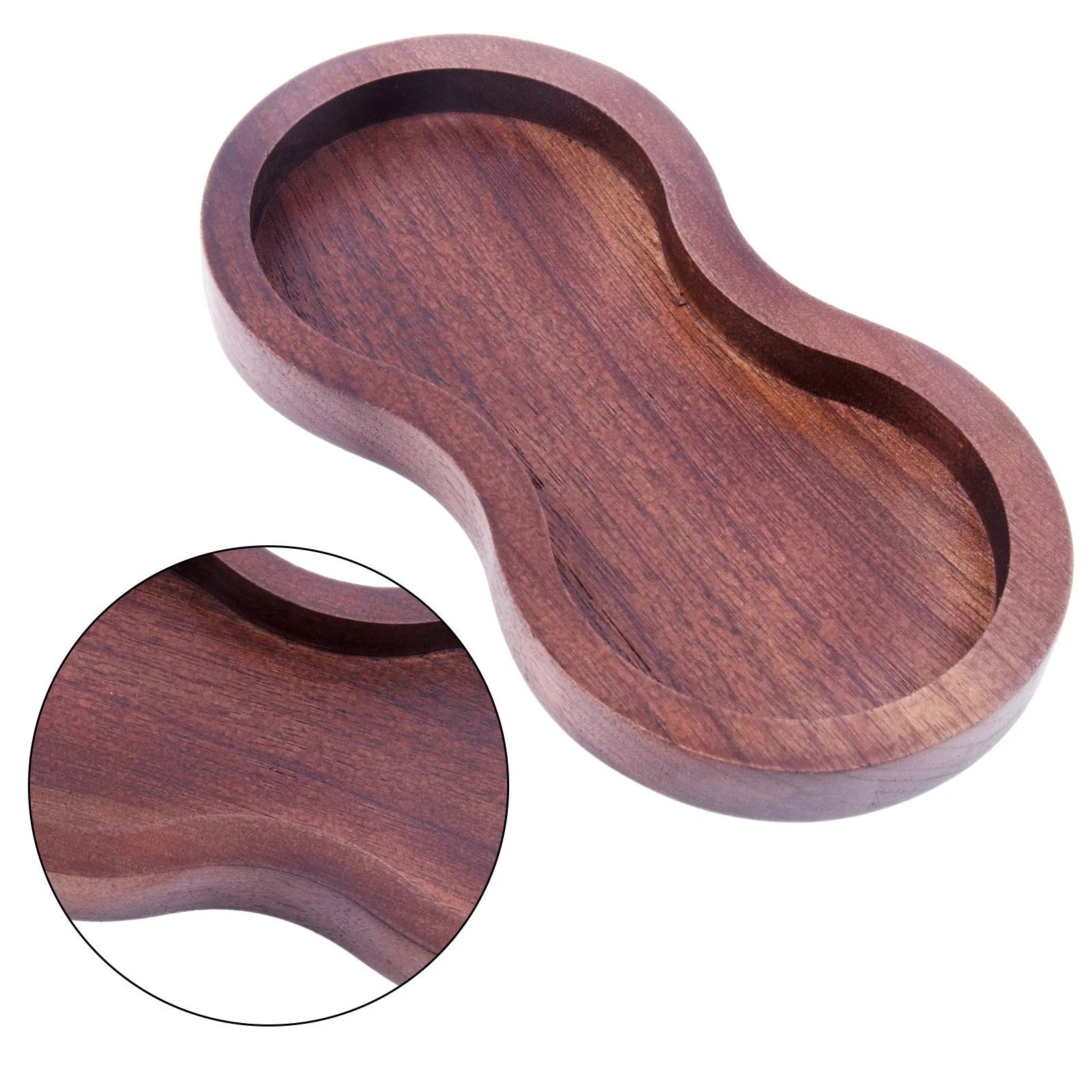 Coffee Tamper Stand for Espresso Maker (Walnut)