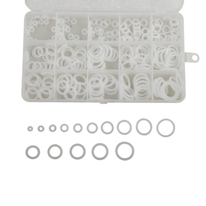 32 Size Silicone O Ring Kit 1228 Pc Clear White with Pick Hook Tool