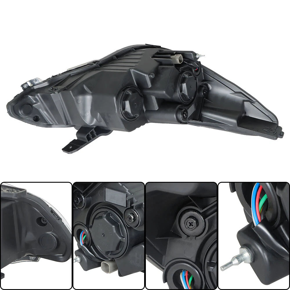 Headlight Assembly for Chevrolet Spark (2019–2021) Halogen Chrome Driver LH