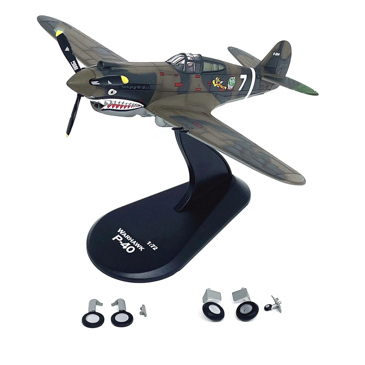 1/72 Diecast Alloy Model for Curtiss P-40C Warhawk (WWII)