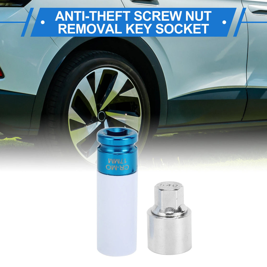 Set of 4 Wheel Lock Lug Nuts for VW (with #540 Antitheft Removal Key)