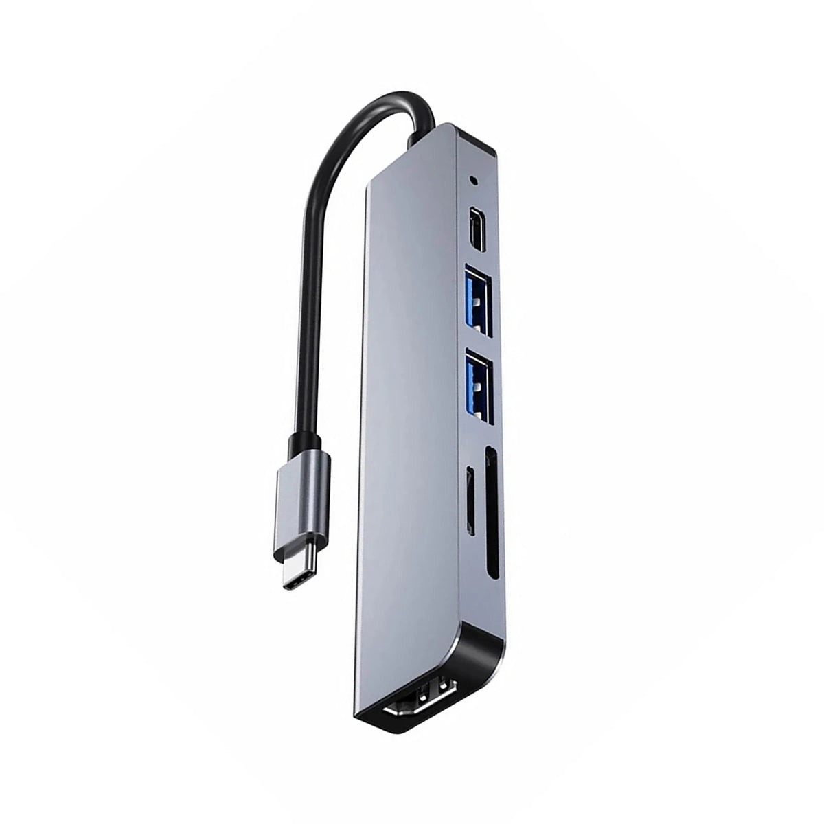 6-in-1 USB-C Hub Adapter for MacBook Pro/Air (2016–2023)