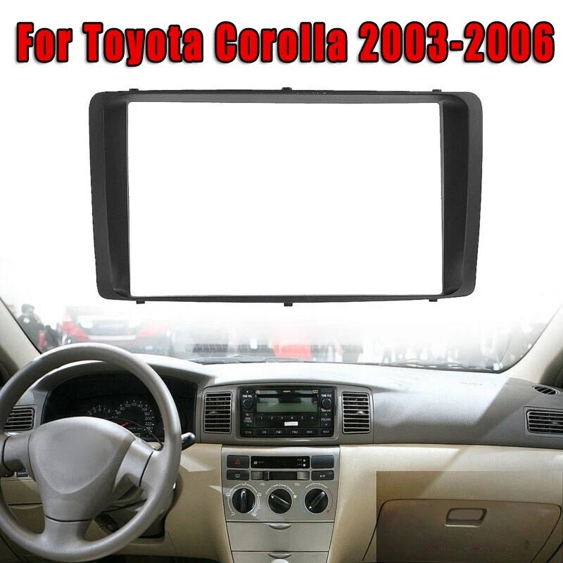 Trim Panel Frame for Car Radio - ABS Plastic Dashboard Accessory