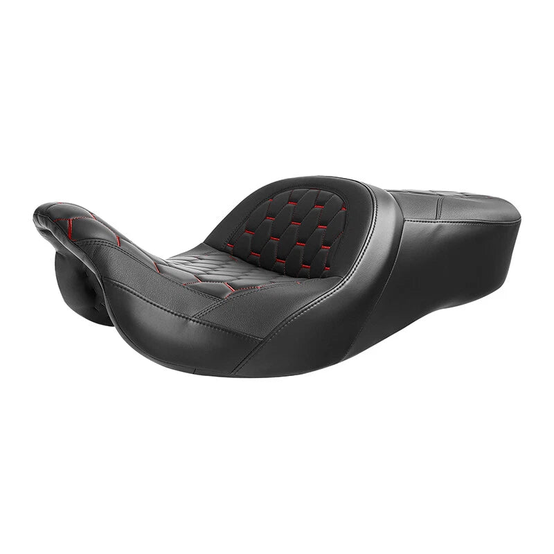 Gel Seat for Harley Electra Glide (2009–2023) Black/Red