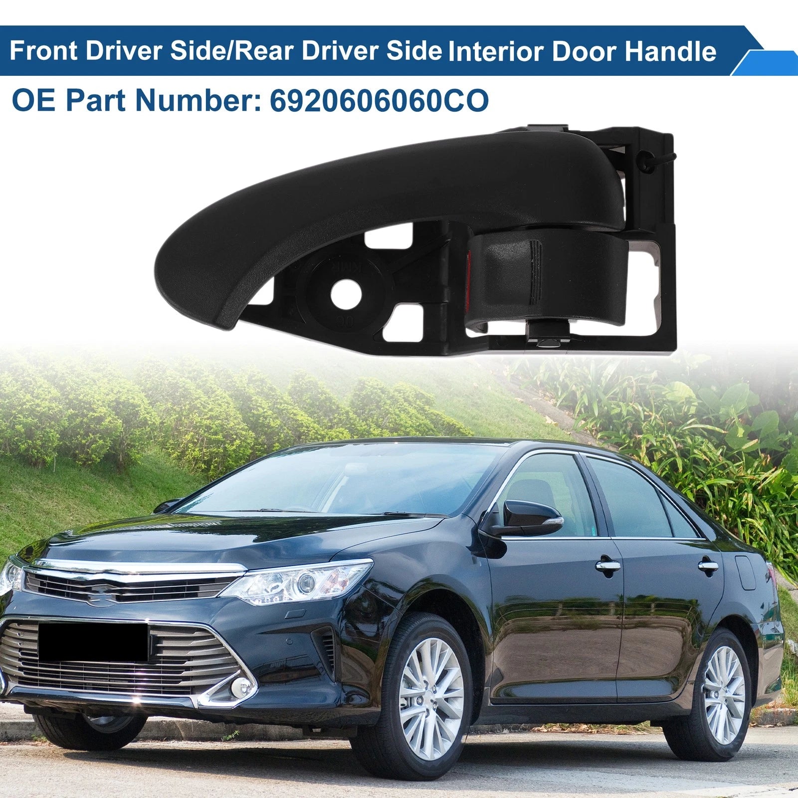 Front Passenger Side Interior Door Handle Replacement for Toyota Camry (2007–2011)