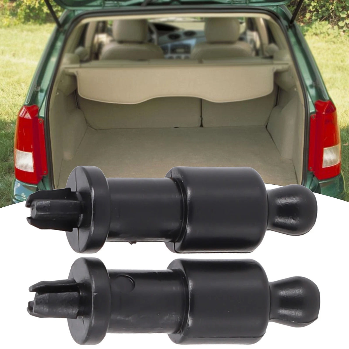 Set of 2 Rear Parcel Shelf Tray Strap for Ford Focus Mk2 CMax (2004–2011)