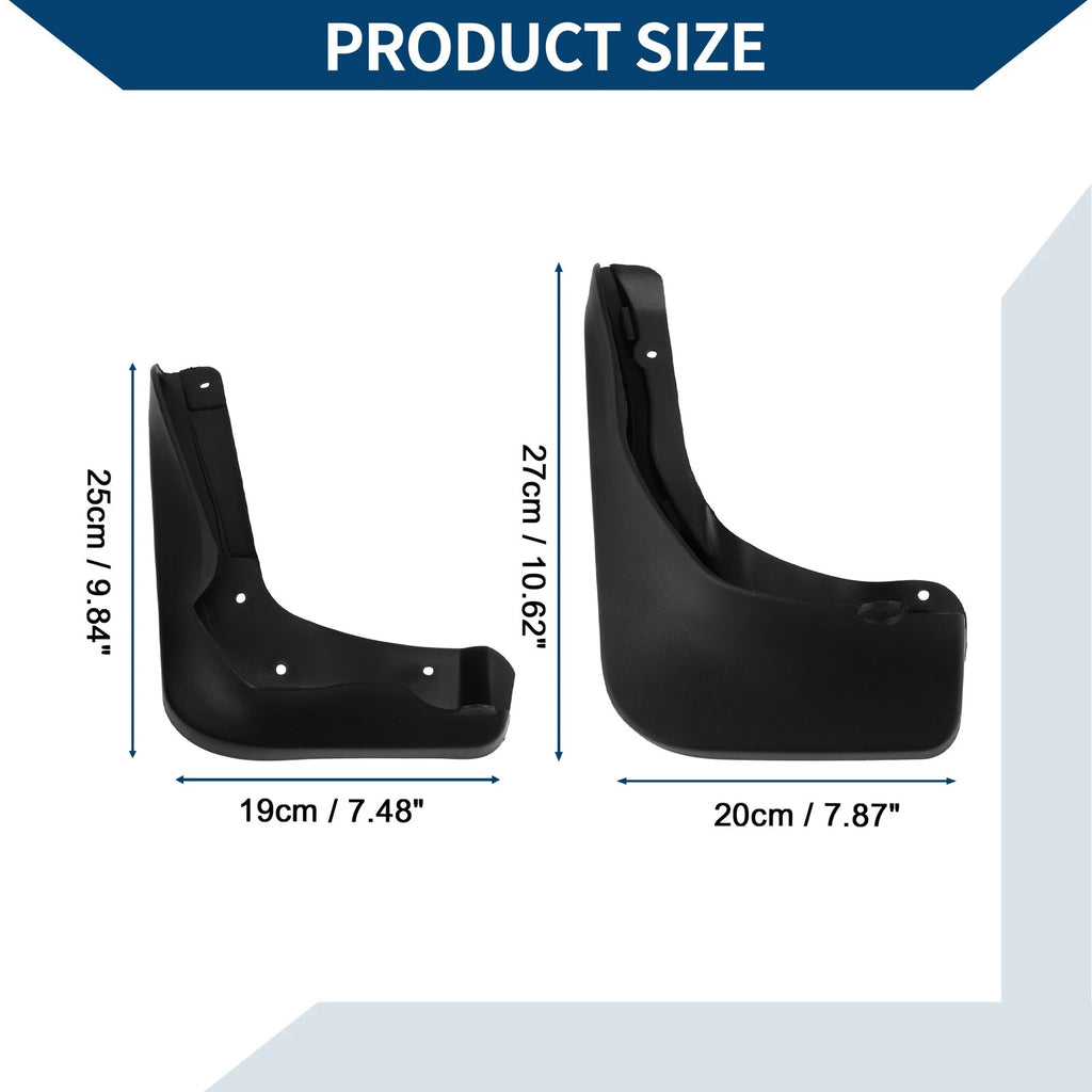 Mud Flaps Splash Guards Set for Mercedes Benz B Class B200 (2012–2015)