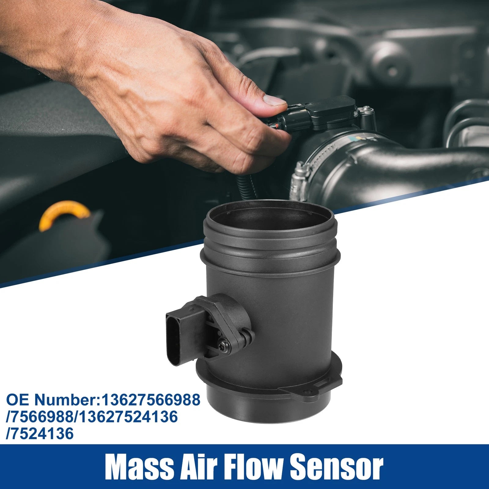 Mass Air Flow Sensor for BMW 545i 645Ci 745i (2004–2005)