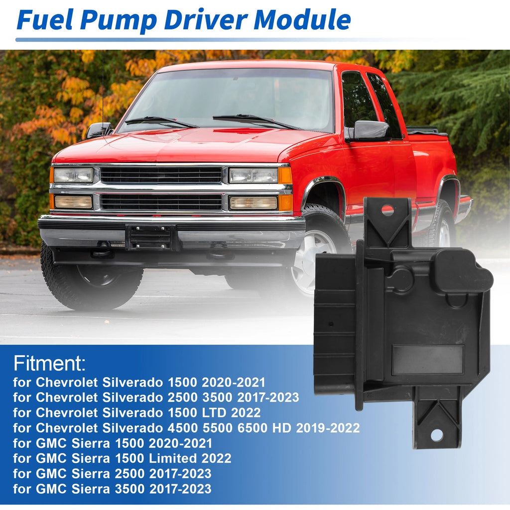 Fuel Pump Control Module Replacement for Chevrolet Silverado 1500 (2020–2021)