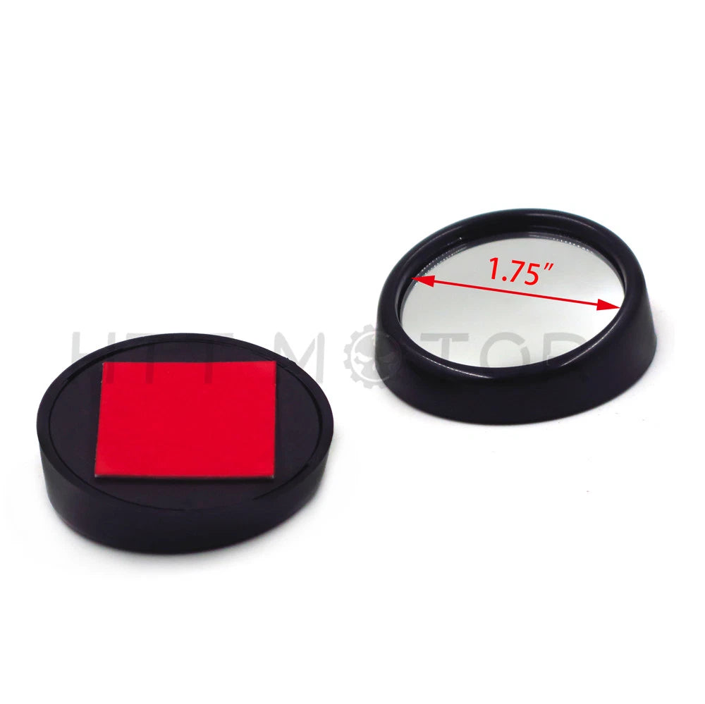 2X 2" Wide Angle Convex Blind Spot Mirrors for Universal Fit