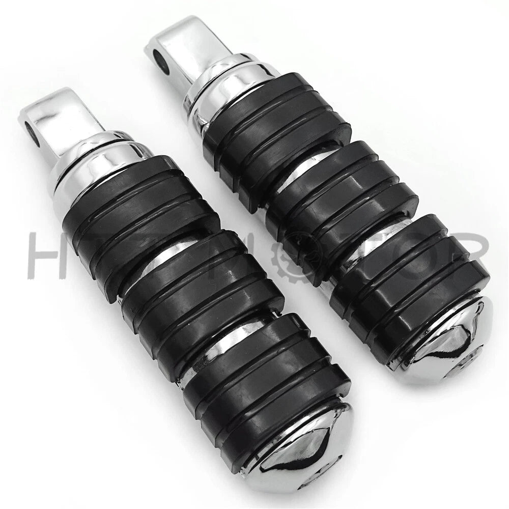 Chrome Foot Pegs for Victory Hammer Vegas 8 Ball (Front & Rear)