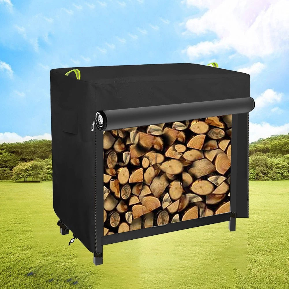 Outdoor Firewood Storage Cover for Small Racks (Dust & Rain Resistant)