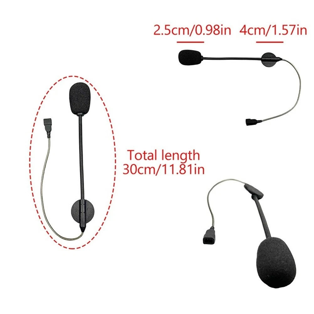 Music Playback Boom Microphone with Advanced Noise Reduction