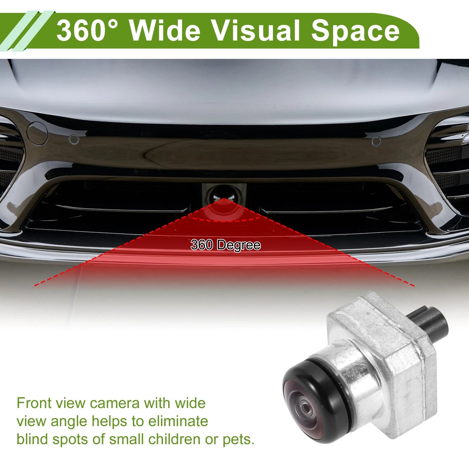 Front View Car Camera Replacement for Mercedes-Benz X290 C257 C167 X166 (2018–2018)