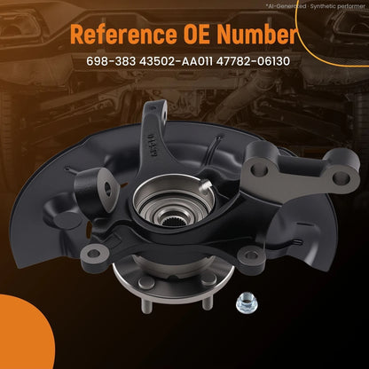 Front LH Steering Knuckle + Wheel Hub Bearing for Toyota Camry (2012–2013) 698-383