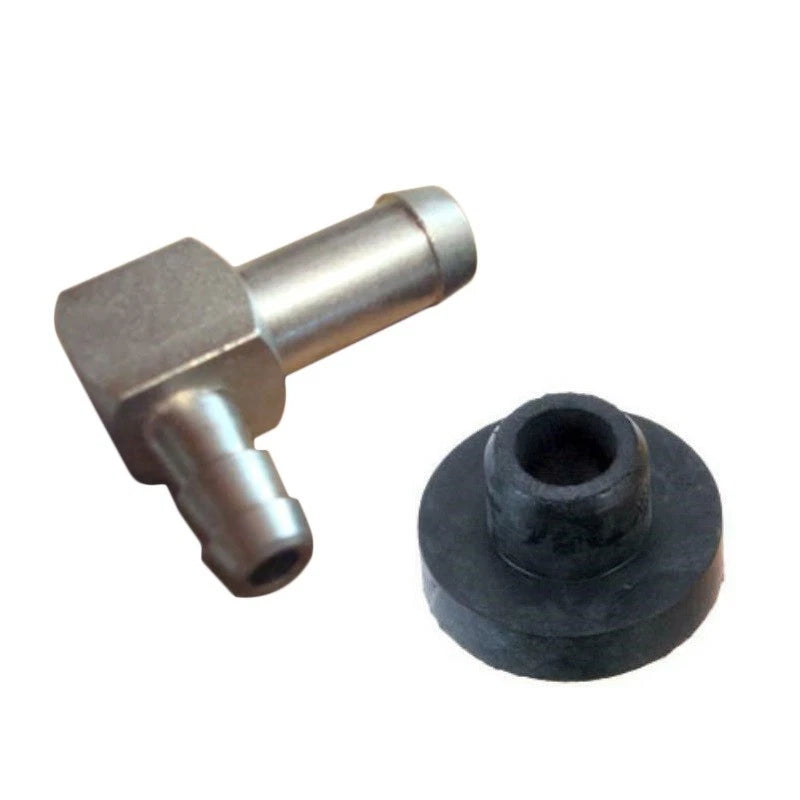 Fuel Cell Bushing L-Fitting with Grommet for Toro John Deere