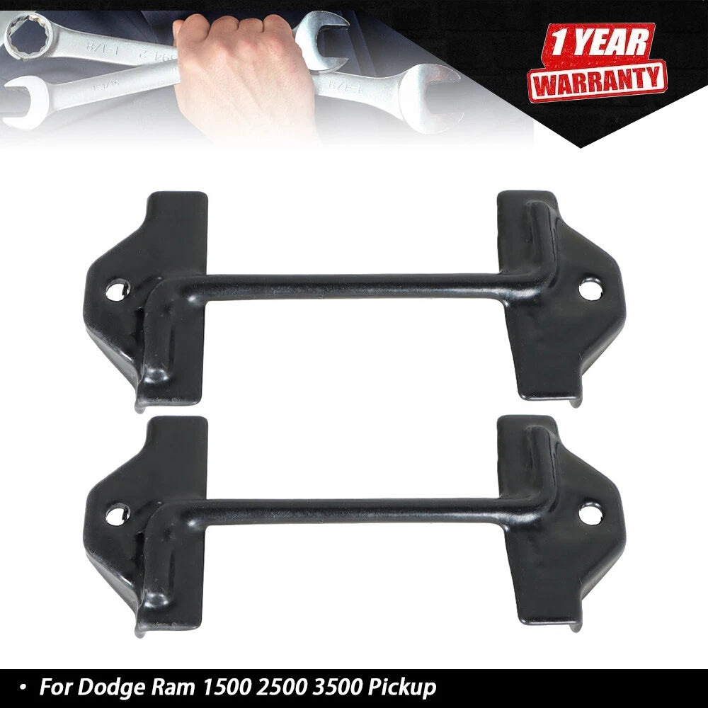2X Battery Strap Hold Down Bracket for Dodge Ram 1500 2500 3500 (2002–2023)