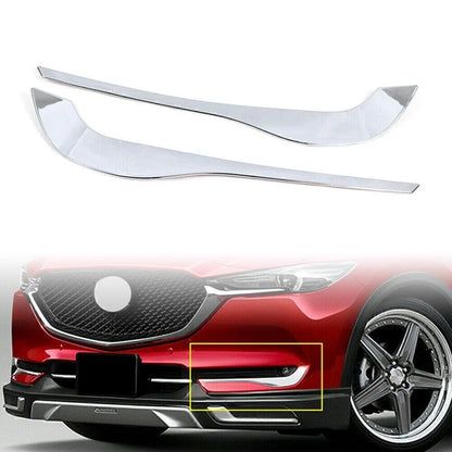 Chrome Front Fog Light Eyelid Moulding Trim for Mazda CX-5 (2017–2020)