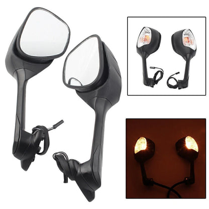 Rearview Mirrors with Turn Signals for Suzuki GSXR1000 (2006–2015)