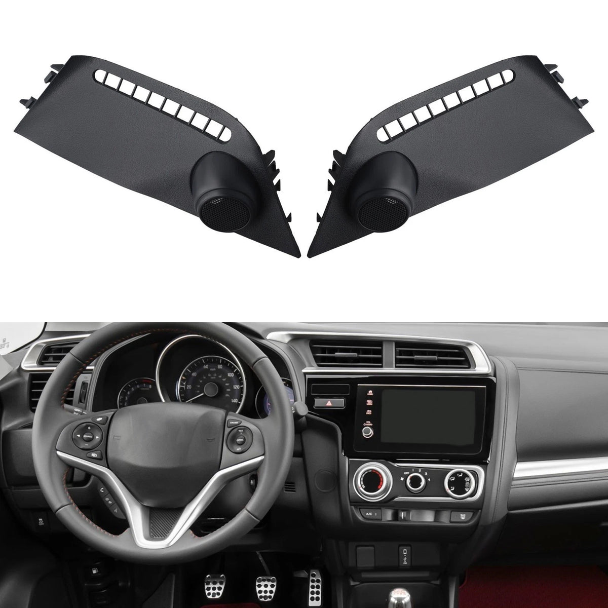 Speaker Cover Kit for Honda Fit (2014–2018) - 2 Pieces A Pillar Tweeter