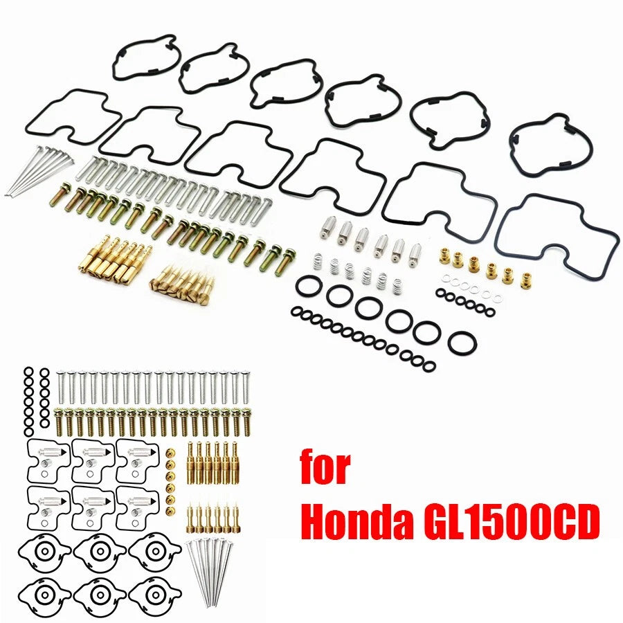 6 Set Carburetor Rebuild O-rings Gaskets Needle Kit for Honda GL1500CD Valkyrie