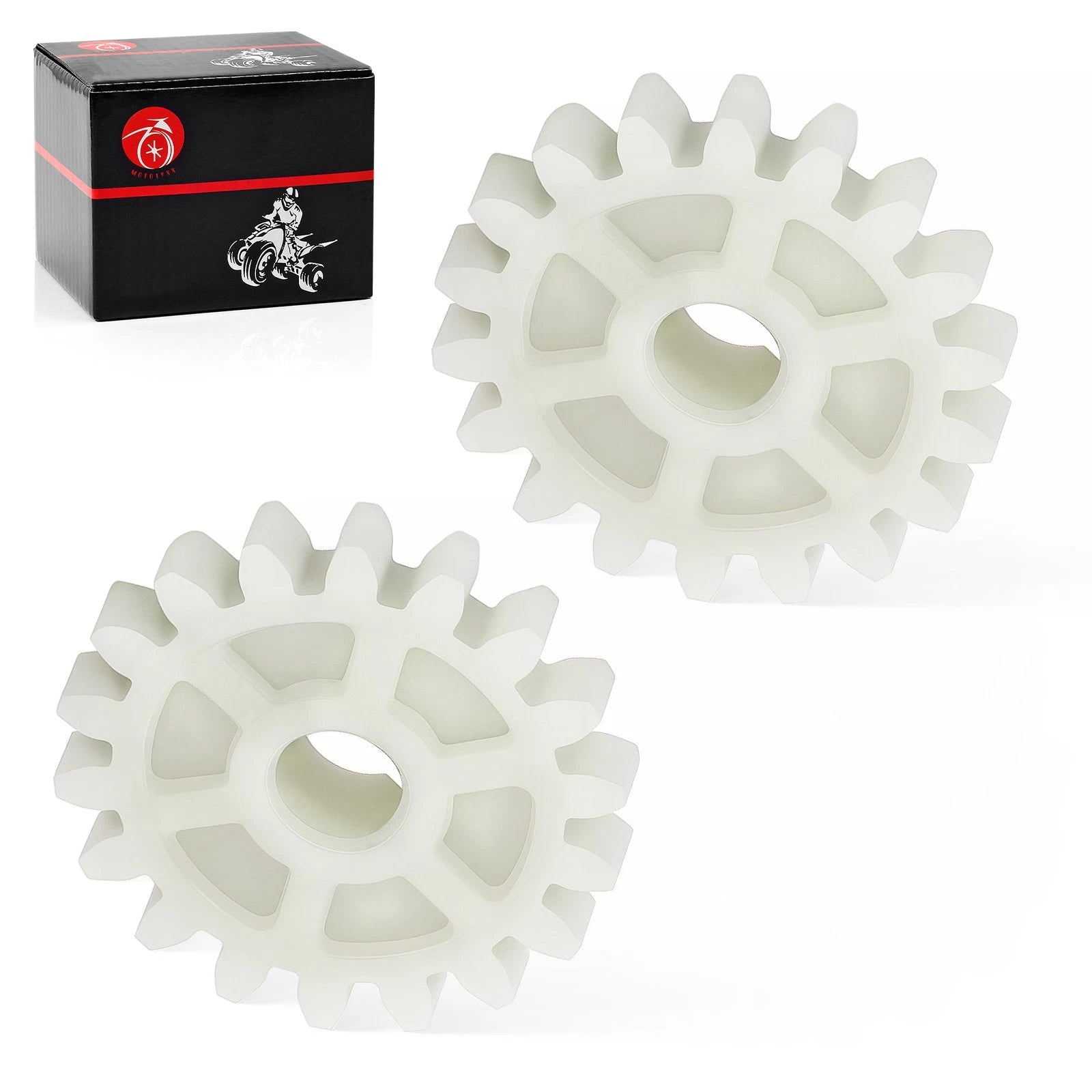 2X Oil Pump Driven Gear 18T 15133-KRN-670 for Honda CRF250R/CRF250X (2004–2017)