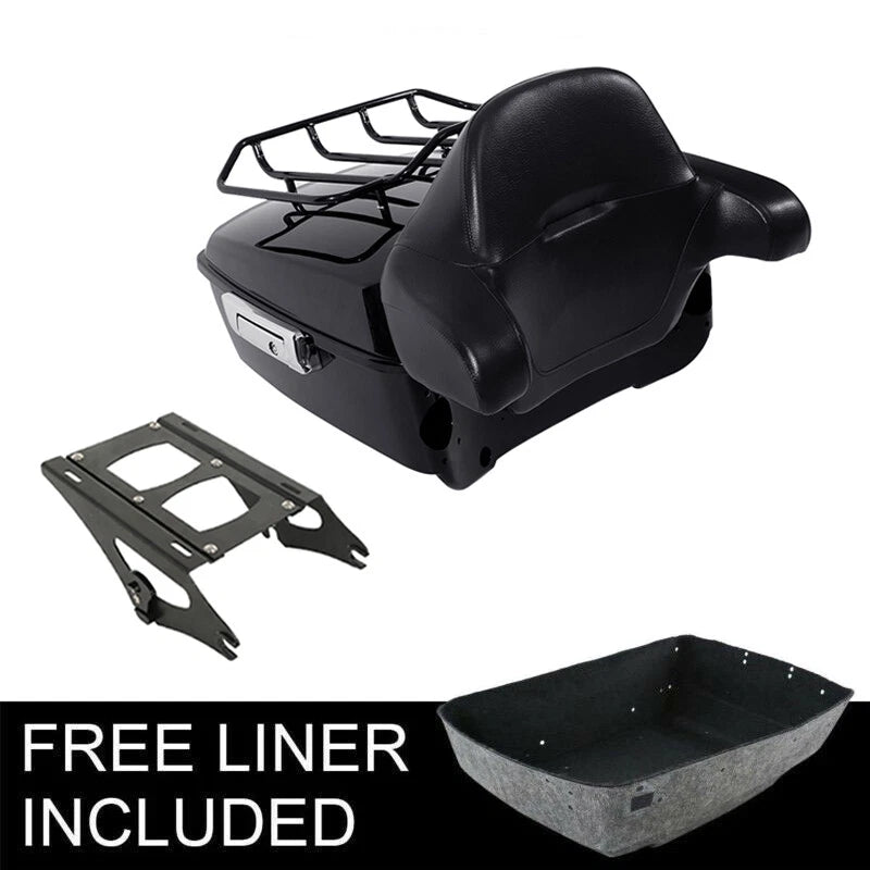 Trunk Backrest Pad for Harley Touring Road Glide (2014–2026)