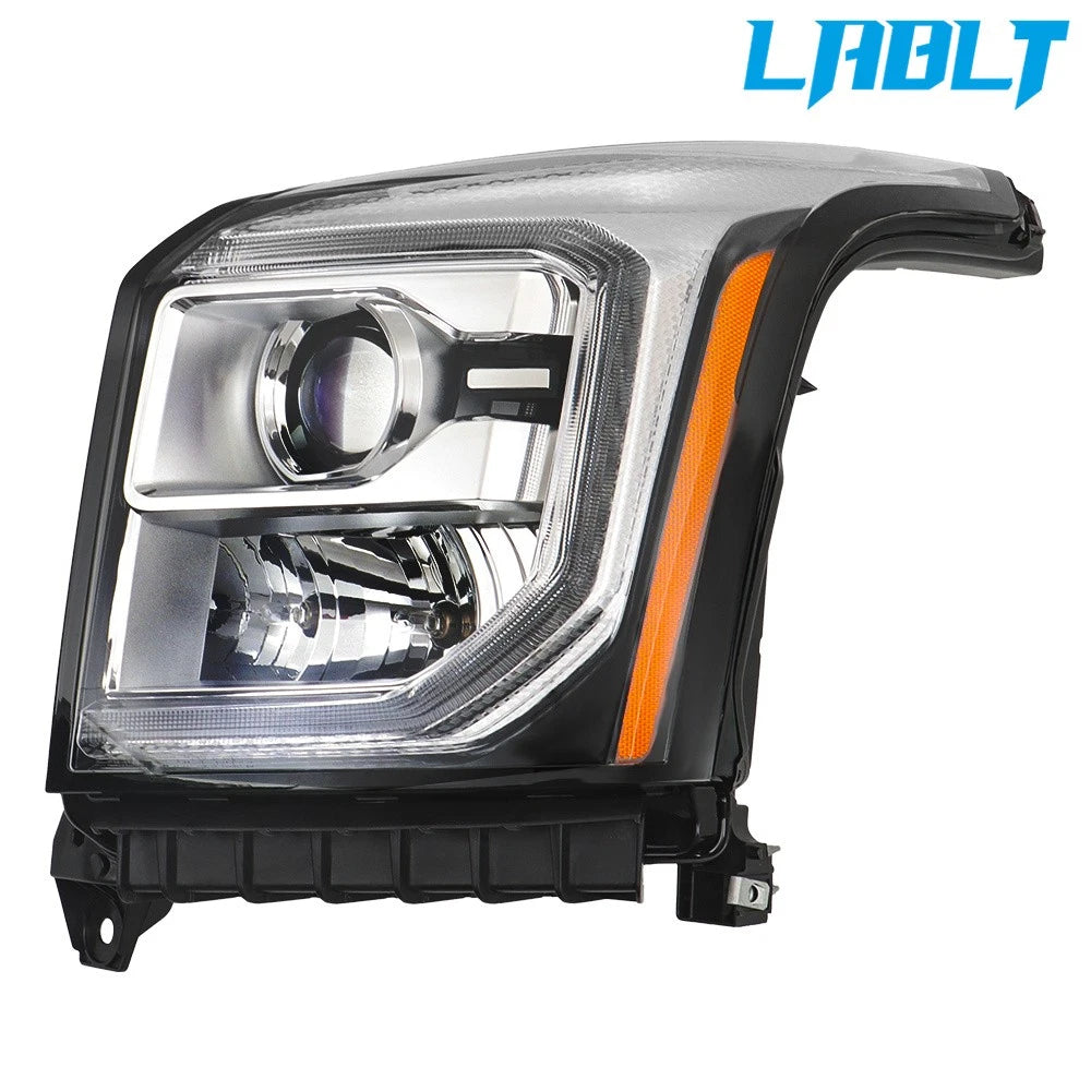 Left Side Headlight Halogen w/LED DRL for GMC Yukon XL (2015–2017)