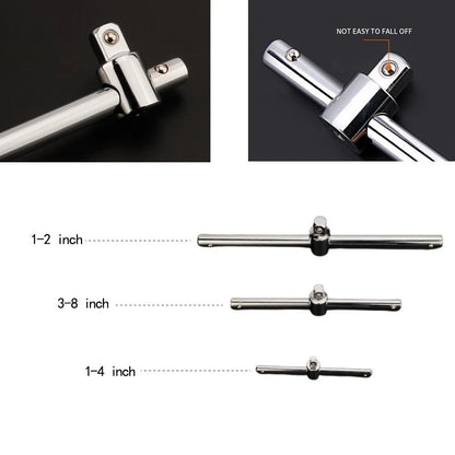 Drive Socket Wrench Sliding T Bar Extension for Mechanical Repairs