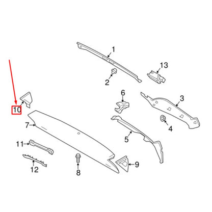 Tailgate Corner Moulding Trim for Land Rover Range Rover (2002–2012)