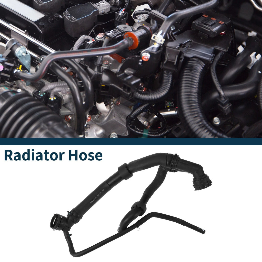 Radiator Hose Water Pipe Replacement for Audi A3 1.8L (2015–2017) Black