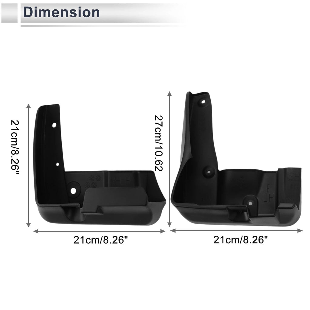 Mud Flaps Splash Guards Set for Subaru Legacy (2010–2014)