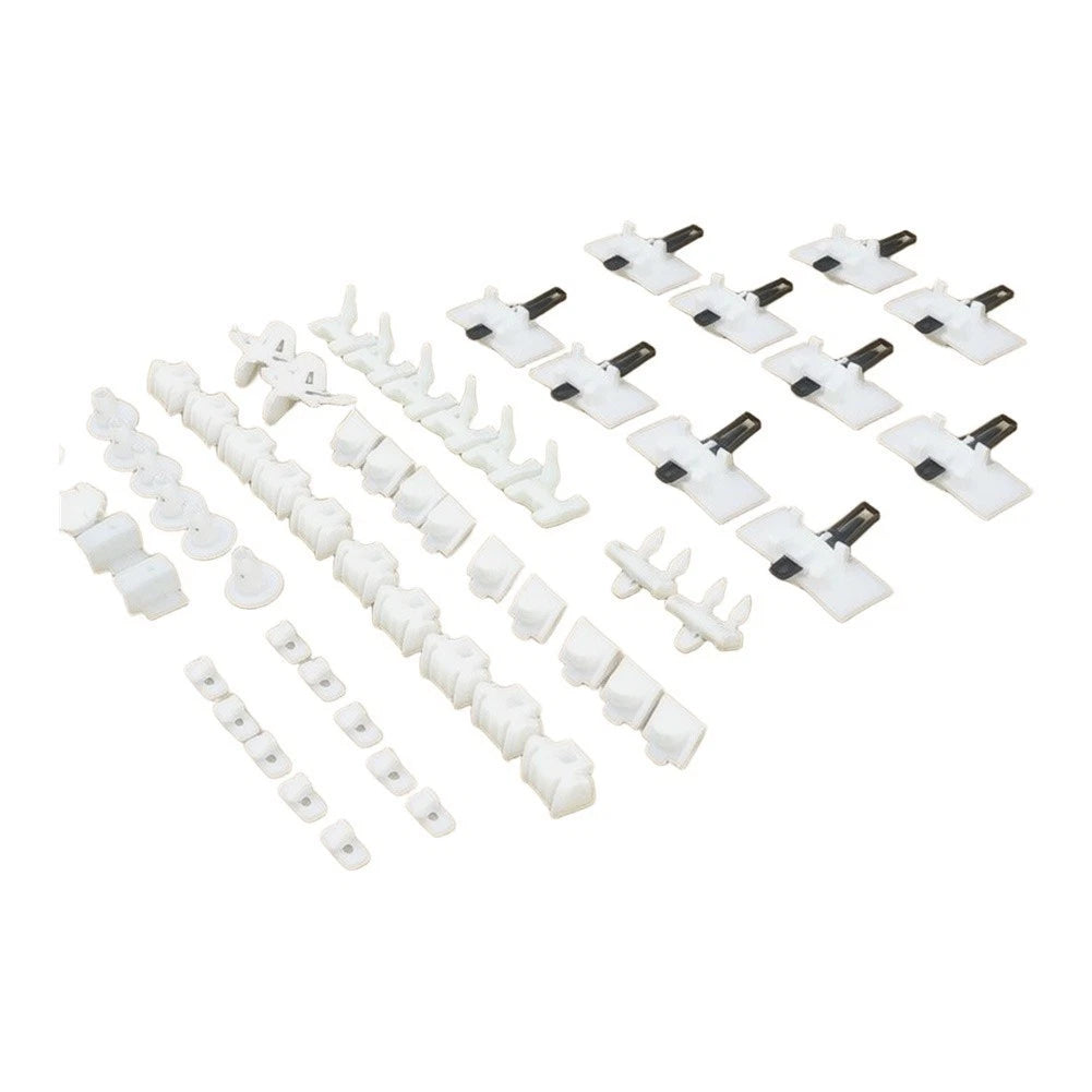 60 Planking Brackets Mounting Clips ABS for Mercedes W124 (1985–1996)