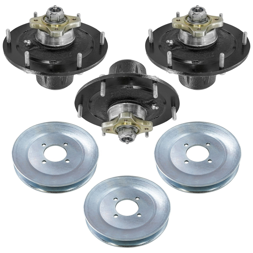 Deck Spindles with Pulley Replacement for John Deere Z920M Z930M (2012–2017)