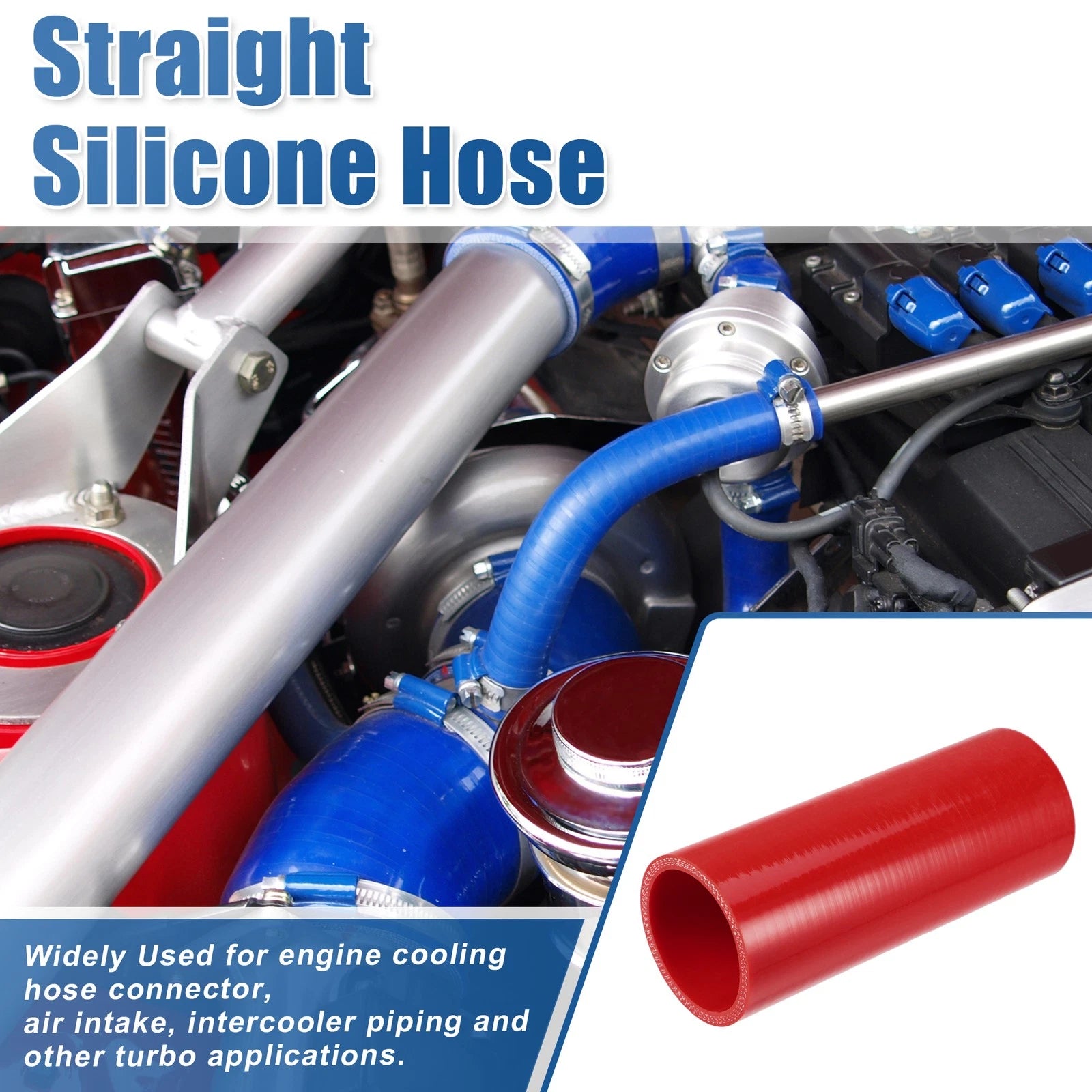 2" ID 6" Length Silicone Reducer Hose Coupler for Intercooler