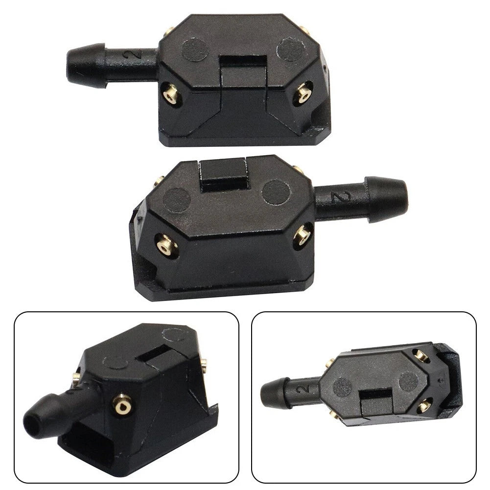 Windshield Washer Wiper Sprayer Nozzle for Car (Black)