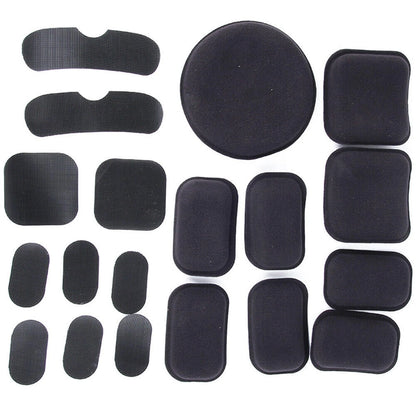 19Pcs Foam Cushion Pad Kit for Fast Mich ACH Tactical Helmet
