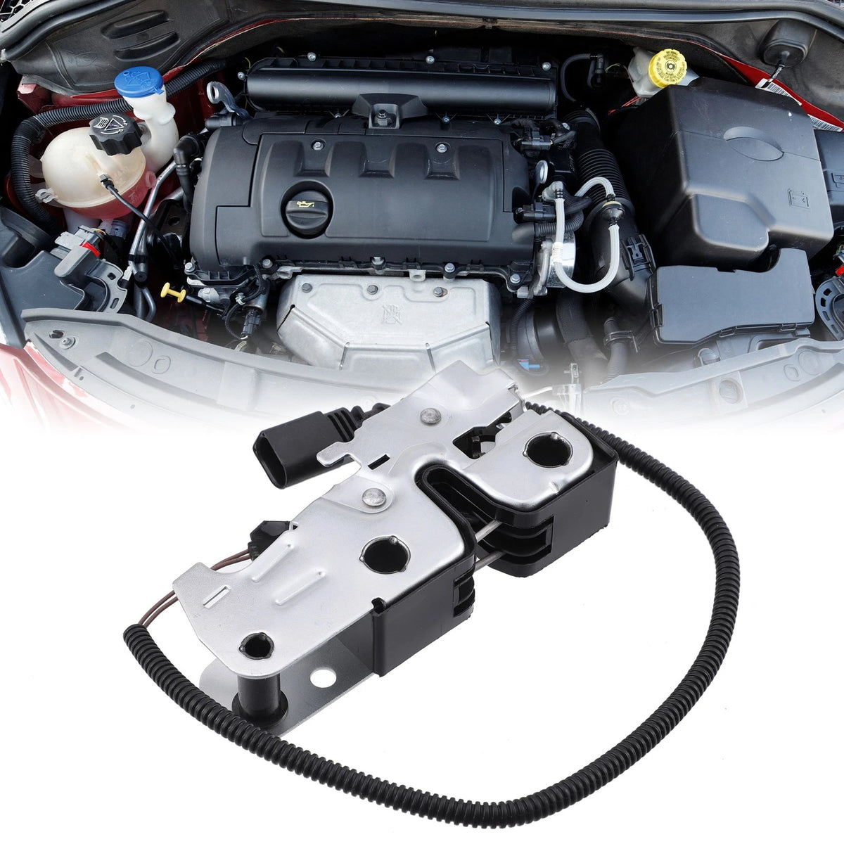 Hood Latch Lock Assembly Replacement for Volkswagen Golf GTI Jetta (2006–2020)