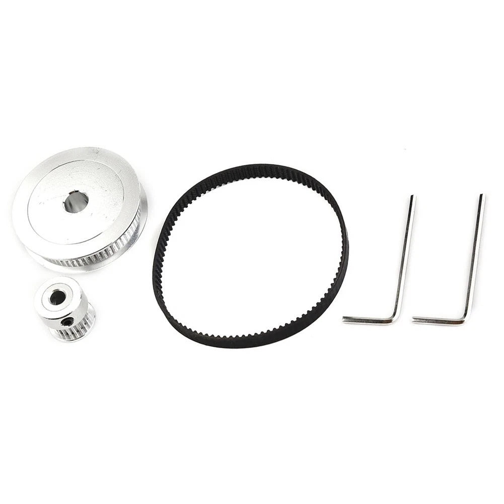 20 Teeth Gear 2GT Pitch 2mm & 60 Teeth Closed-loop Belt for 3D Printer