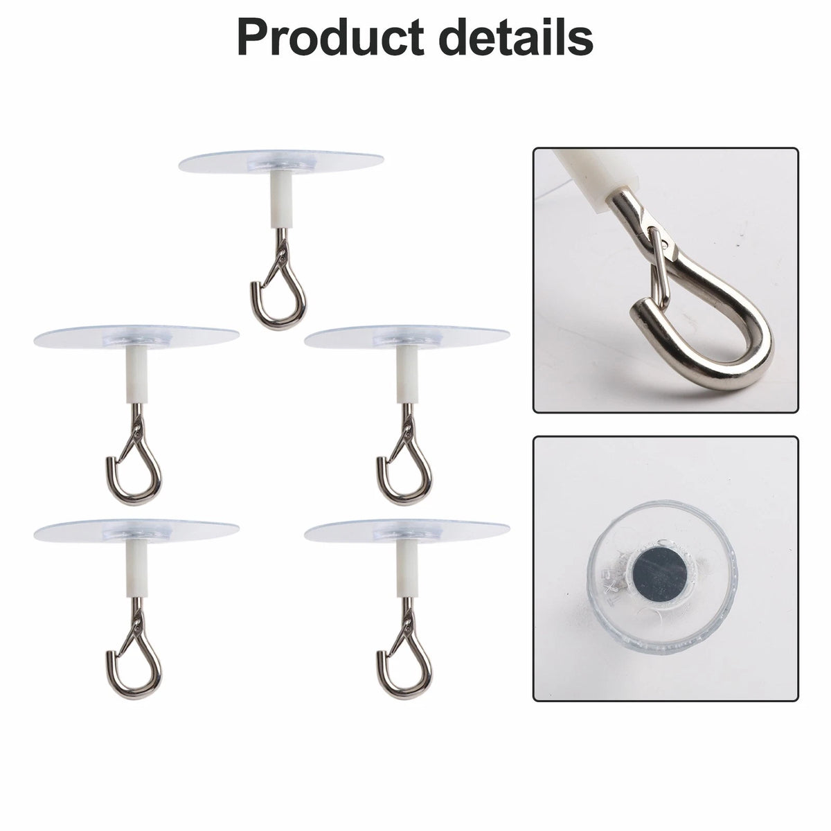 Self-Adhesive Hooks for Hanging Photos and Decorations (Universal)
