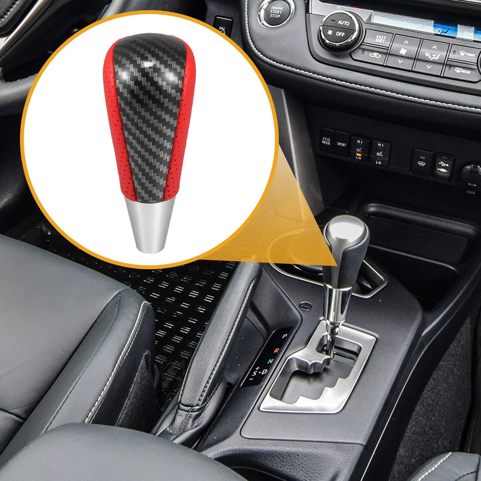 Automatic Inner Gear Shifter Knob Replacement for Toyota Yaris (2004–2018)