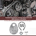 Timing Chain Cover Kit Polished Aluminum With Gaskets For Chevy (2011–2019)