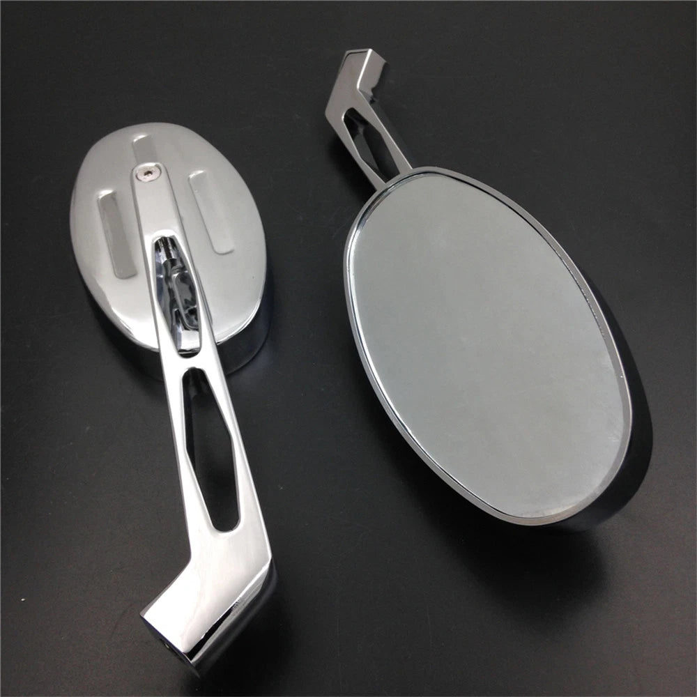 Alloy Custom Mirror for Harley Softail Fat Boy (Oval Shape)
