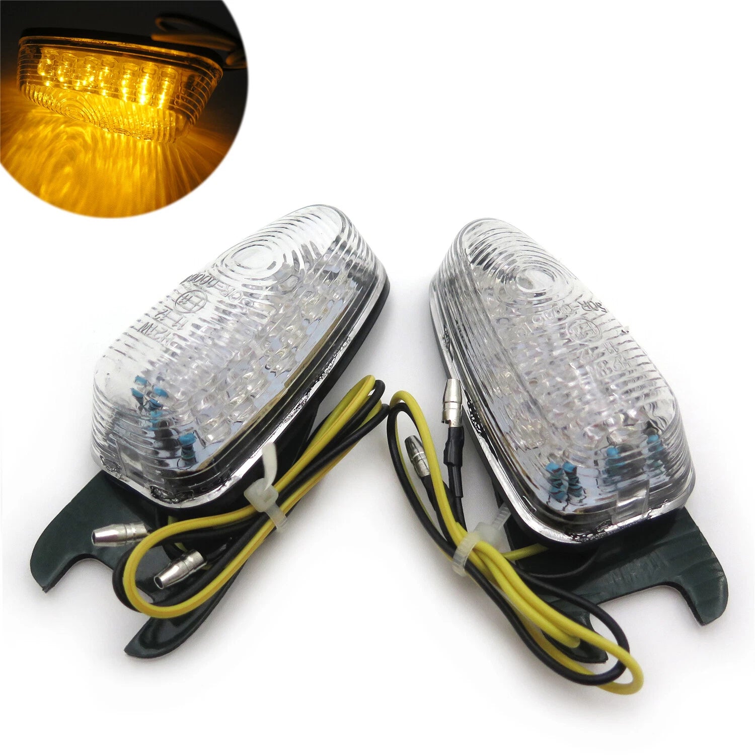 Universal Amber LED Turn Signal Light for Motorcycle (All Models)