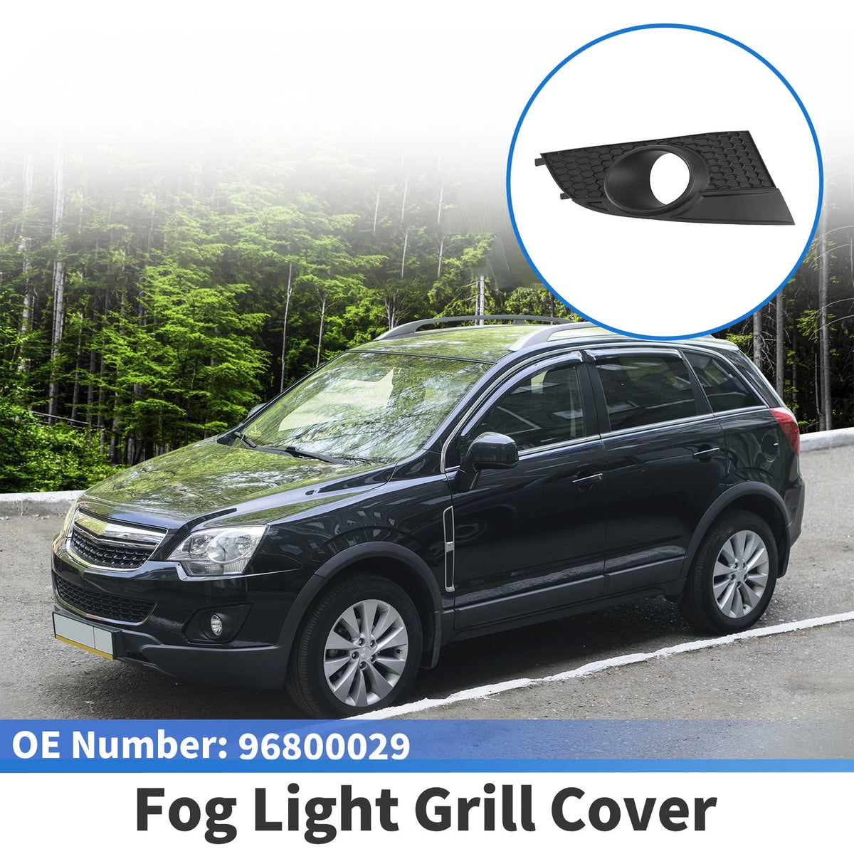 Front Right Fog Light Grill Replacement for Chevrolet Captiva (2012–2014)