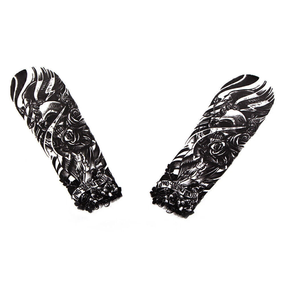 Custom Front Fork Skull Decal Medallion Stickers for Harley Yamaha
